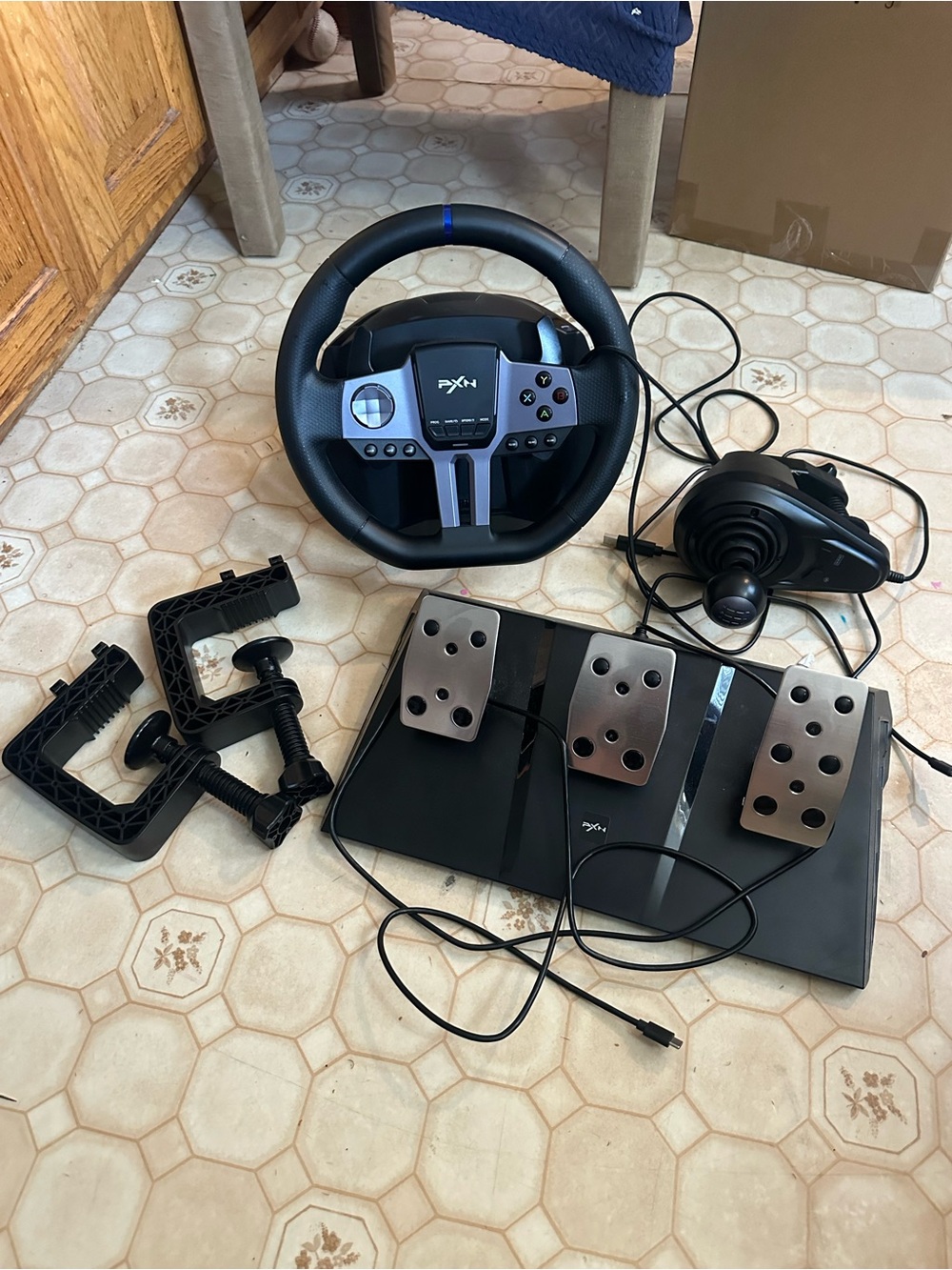 PXN Racing Wheel, Pedals & Shifter Controller for Gaming